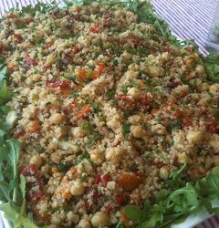 Meatless Luscious Fun – No Cook Mediterranean Quinoa Salad – 070813