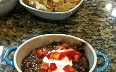 Black Bean Chocolate Dip for the Super Bowl