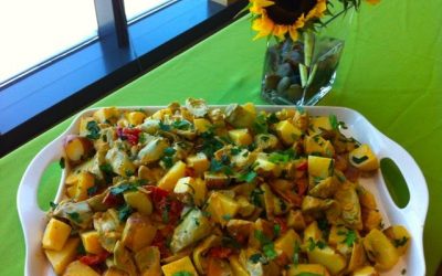 Happy St Pats! Tapping into a Different Cuisine for Potatoes – Smoky Potato and Artichoke Salad