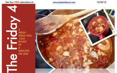 DEC. 30th, 2016 : Easy Bouillabaisse, A French Inspired Seafood Soup