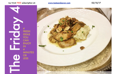 Friday Four 02/10/17: Moroccan Style Slow Cooker Tagine-Style Chicken