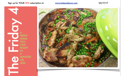 Friday Four 03/17/17: Happy St Patricks Day – Beer Braised Chicken!