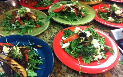 Spicy Tuesday – eggplant pecorino – basil