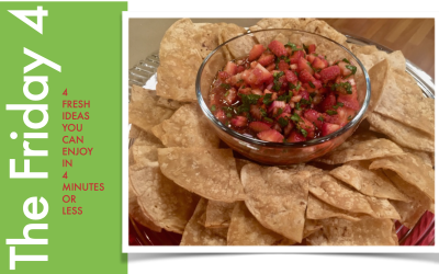 Friday Four 033117: Strawberry Balsamic Salsa