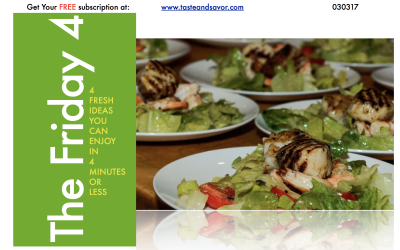 Friday Four 03/03/17: Quick and Savory Seafood Salad