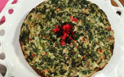 Spicy Tuesday: Happy Mother’s Day! Baked Spinach and Artichoke Frittata – Basil