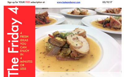 Friday Four 051917: Easy Herbed Chicken Saltimbocca