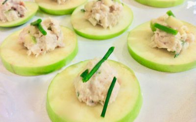 Spicy Tuesday – Smoked Trout on Granny Smith Apples – Horseradish