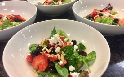 Spicy Tuesday 080817 – Fresh Berry Salad with Orange Dressing – Basil