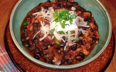 Spicy Tuesday – Flavorful Black Bean and Turkey Chili – Coriander