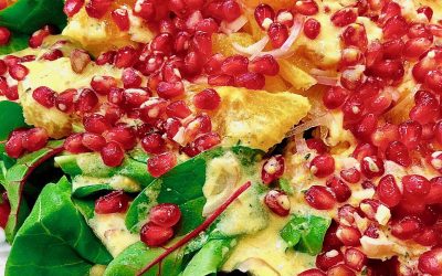 Spicy Tuesday – Winter Citrus Spinach Salad with Rosemary Yogurt Dressing – Rosemary