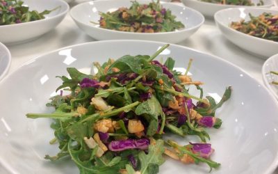 Spicy Tuesday – Arugula Salad with Roasted Pepper Dressing – Smoked Paprika