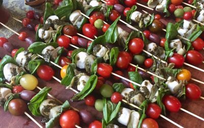 Spicy Tuesday – Better than Caprese Skewers – Basil