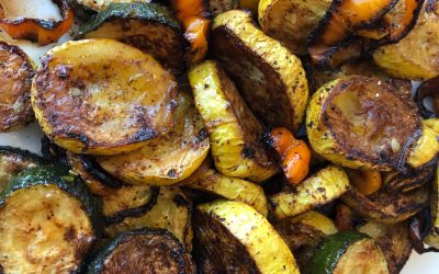 Spicy Tuesday – Roasted Summer Squash with Peppers – Sumac