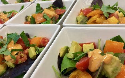 071018 – Spicy Tuesday Avocado and Tomato Salad with Smoked Paprika Aioli