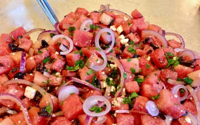 Spicy Tuesday – Watermelon Salad for the 4th – Mint