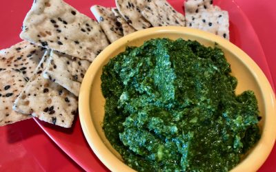 Spicy Tuesday – Collard Green Pesto – Basil