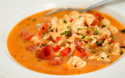 Spicy Tuesday – Thanksgiving Dinner Starter – Creamy Seafood Soup – Oregano