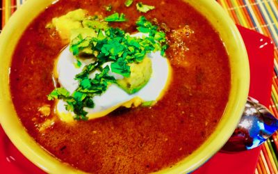 Spicy Tuesday – Mexican Style Chicken Veggie Soup – Cumin