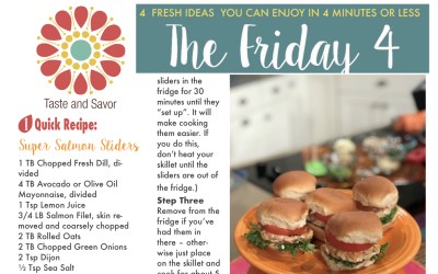 Friday Four 010419 – Super Salmon Sliders