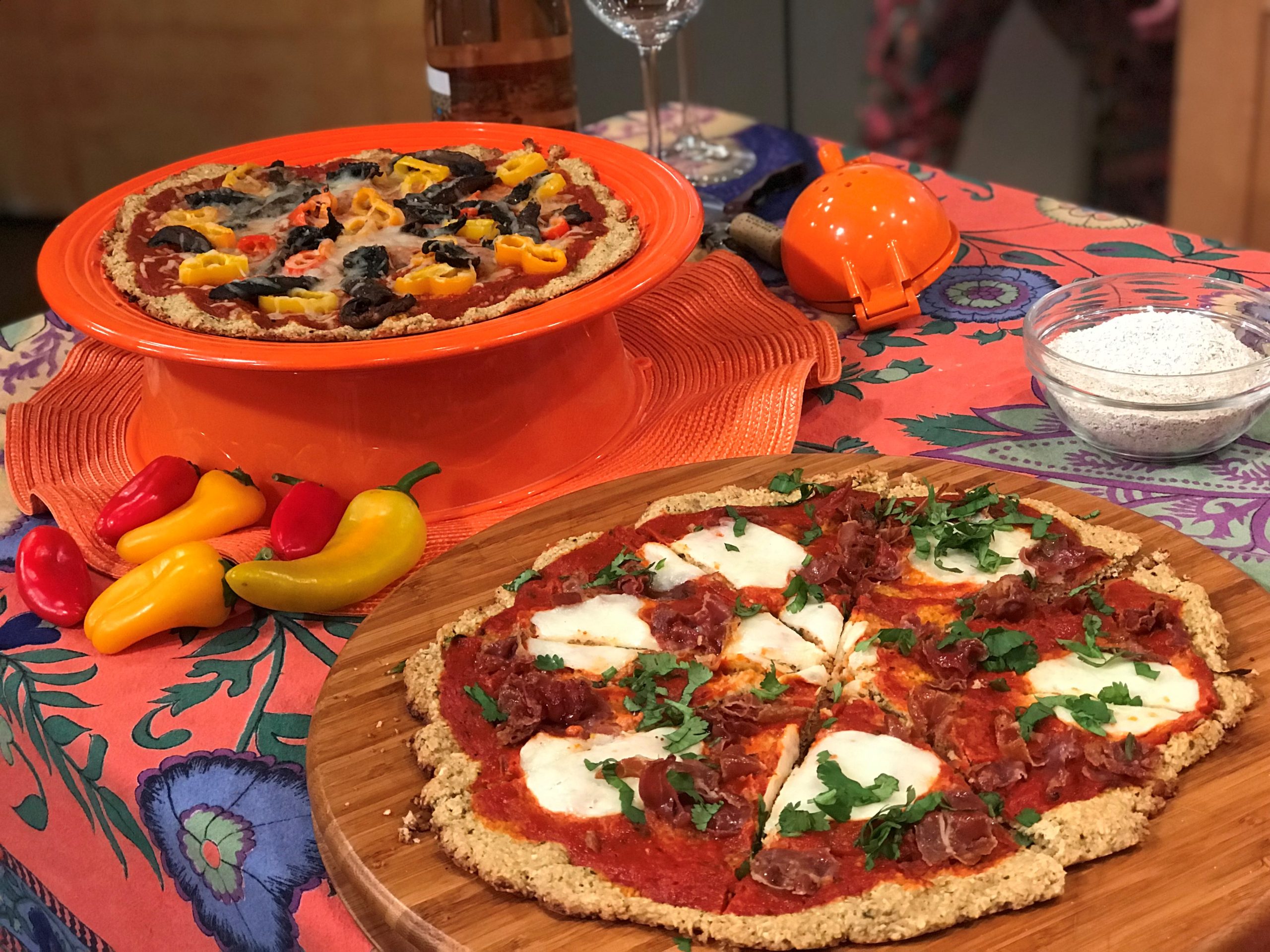 Oatmeal Crusted Pizza