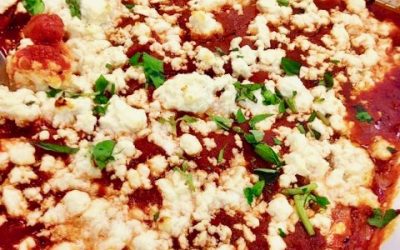 Spicy Tuesday – Greek Style Baked Fish with Feta and Tomatoes – Oregano