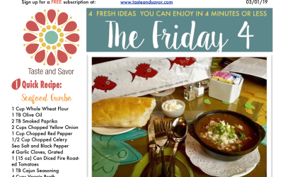 Friday Four Mardi Gras Seafood Gumbo – 030119