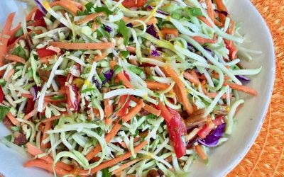 Spicy Tuesday – Broccoli Slaw with Zesty Orange Dressing and Georgia Pecans – Parsley