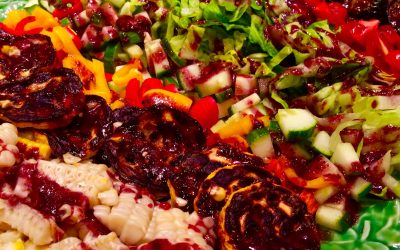 Spicy Tuesday – Basil-Balsamic Vinaigrette to top Grilled Veggies – Basil