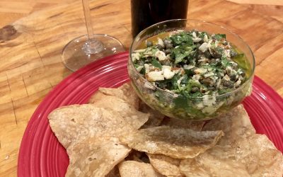 Fun with Drink Wine Get Organized (DWGO) on Facebook Live – Spanish Almond Caper Sauce and Closet Upgrades!