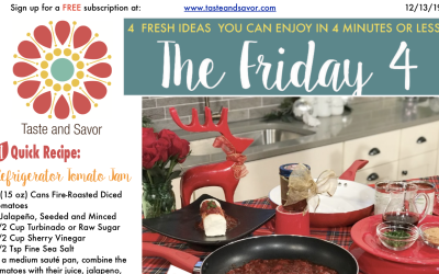 Friday Four – Happy Holiday Gifts from the Kitchen – 121319