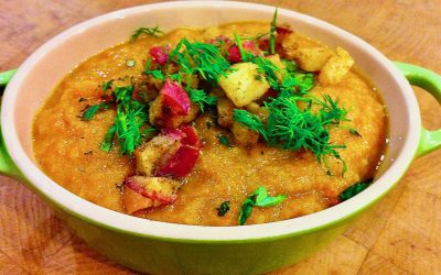 Spicy Tuesday – Creamy Apple and Carrot Soup – Mint