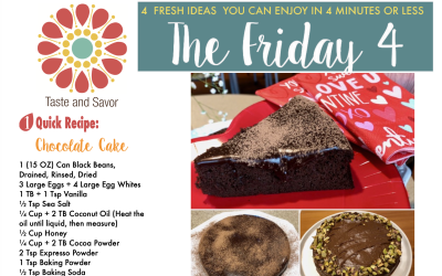 Friday Four – Chocolate Cake for YOUR Valentine – 020720