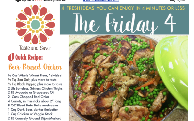 Friday Four – Happy St Pats Beer Braised Chicken – 031320