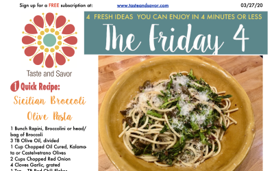 Celebrate Sicily Day Five: Full of Flavor Authentic Sicilian Veggie Pasta!