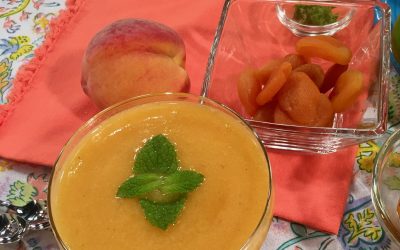 Spicy Tuesday – Chilled Peach Soup – Mint