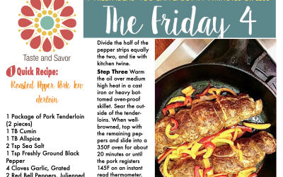 Friday Four – Roasted Pepper Pork Tenderloin – 102320