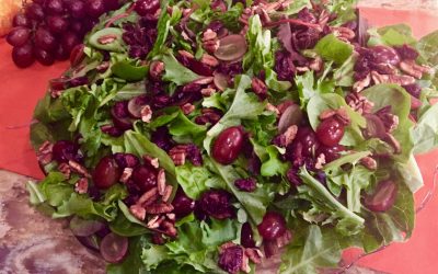 Spicy Tuesday – Fall Grape and Georgia Pecan Salad with Pumpkin Salad Dressing – Thyme