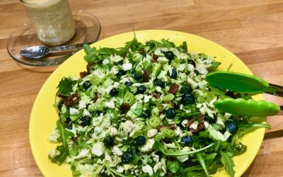 Spicy Tuesday – Brussels Sprouts Blueberry and Pecan Salad – Parsley