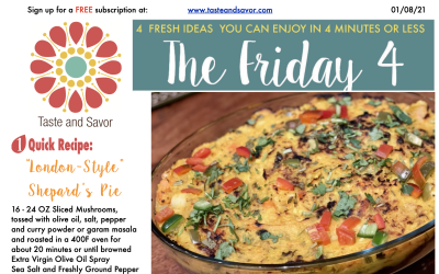 Friday Four – London Style Shepards Pie  – 010821