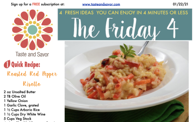 Friday Four – Roasted Red Pepper Risotto – 012221