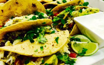 Spicy Tuesday – Breakfast for Dinner! Black Bean Tacos with Avocadoes – Turmeric