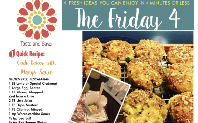 031921 Friday Four – Crab Cakes with Mango Tartar Sauce – 031921