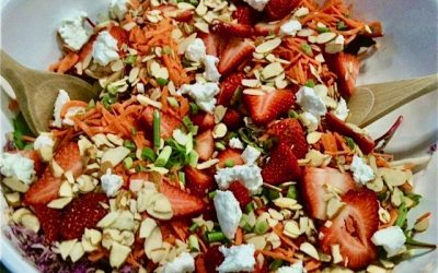 Spicy Tuesday – Spring Strawberry Basil Salad – 052721