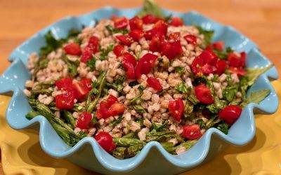 Herbed Farro and Roasted Green Bean Salad