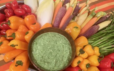 Spicy Tuesday – Zesty and Cool Arugula Dip – Arugula