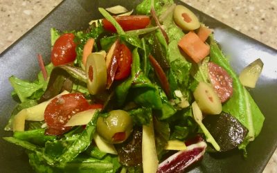 Spicy Tuesday – Cool Summer Salad with Zingy Olive Vinaigrette – Cilantro