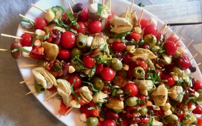 Spicy Tuesday – Better than Caprese Salad Skewers – Basil