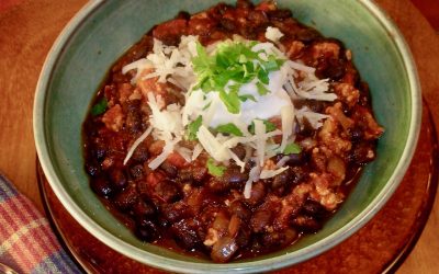 Spicy Tuesday – Flavorful Black Bean Chili – Cilantro/Coriander