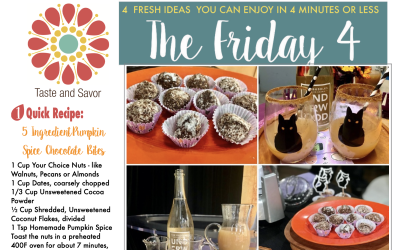 Friday Four – Pumpkin Spice Time! Chocolate Bites with PS Punch – 102921